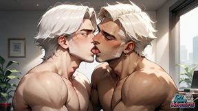 A Muscled Gay Boy with Blond Hair and Piercings Is Spread Eagle in a Scorching XXX Porn Video!