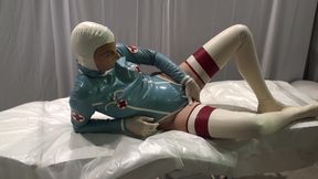 Latex Danielle - The patient is examining the doctor and the doctor is playing with herself 2angle