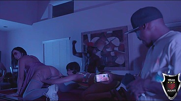 Nymphos Were Dicked By Rome Major & Friends During Hot Orgy Clip!