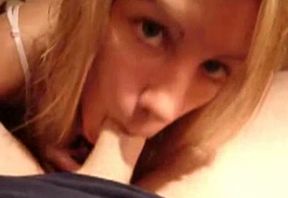 Juicy white shaved dick for blonde and horny girlfriend