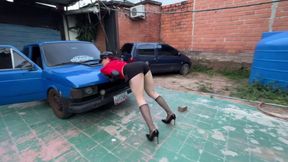 FAILED DRIVING TEST, High Heels vs. Broken Engine - Bq
