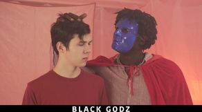 Black Godz - ebony meat Stud Interracial Fucking With Twink