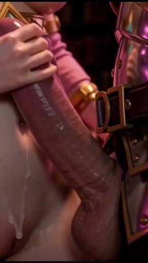 3d Anime medival stripper masturbates and fucks knight   Clip 1
