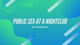 Having sex in public at a club