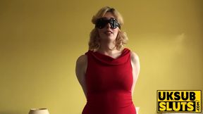 UKSubSluts.com - Blonde Jessica Jensen's submissive slut role with big cocks