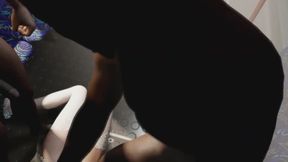 Bigboobs princess threesome on the train - 3D Animation