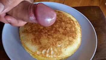 Starting 2023 with Hot Cum Strawberry Pancakes!