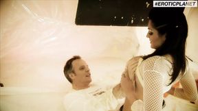 Bananass s3: Hot twins have sex with two guys and cream