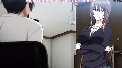 Kyonyuu ga Futari Bokki Shinai Otto No Tame Ni Tomodachi - Big Tits Hentai Porn with Cumshots