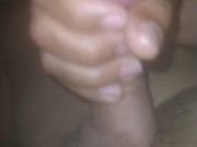 I jerk off in the adult theater while a group of people watch