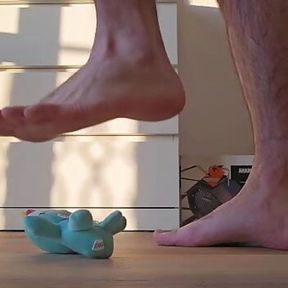 Hard Stepping on a plushie