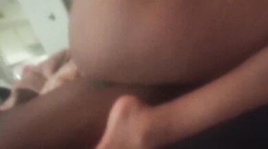Bouncing on my big dick left her creamy pussy raw and loud
