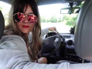 Driving backwards in the woods challenge