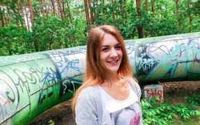 Beautiful German Gets Seduced and Banged in the Forest