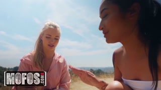 MOFOS - Two small tit first time lesbians eat pussy