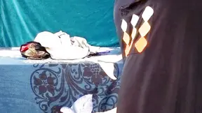 Stepmom and stepson enjoy hot sex in absence of dad