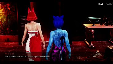 Furrhouse 8 Ophelia and David Interrupted Moment Hannas Garden Invitation Visual Novel Gameplay