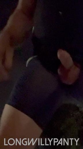 Straight guy strips in public flashing