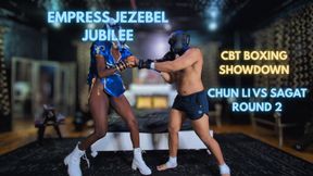 EMPRESS JEZEBEL JUBILEE AS CHUN-LI VS HOODMAN AS SAGAT: CBT BOXING ROUND 2