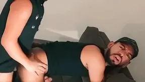 New Recruit Sucks Cock and Takes It Bareback From Superior Officer
