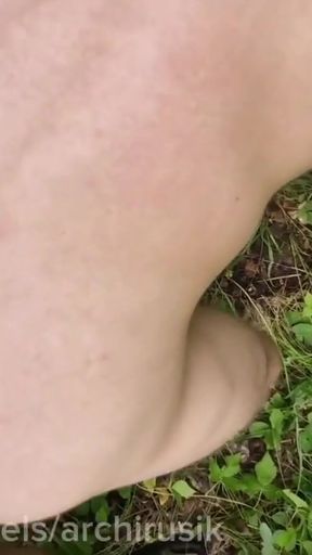 Emotional moment from &quot;Public cruise fuck in front of motorcyclists, bareback cock in the ass, hot cum!&quot;