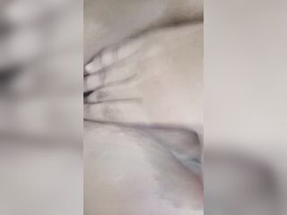 Playing with my snatch secretly in the washroom