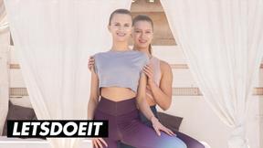 ”Stepsisters Indulge in Sexy Girl on Girl Sex - A HOTTIE KNOWS”