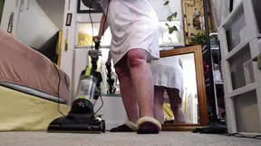 Dive into an explicit and exciting video, where the user is caught in a steamy moment while vacuuming!