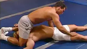 Derek Cruise, Phil Bradley And Scott Randsome In Muscle Ring Trio