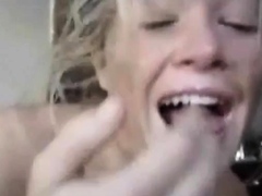 blond svensk amatr avsugning