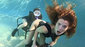 Findings Nathalias Freak- Nathalias FIRST Underwater Girl Girl ft Jasper Reed 1080p