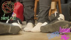 The Feet of a Motorbike Babe!