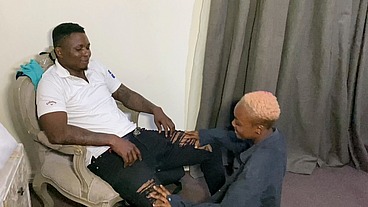 from a strip dance to a hard fuck with zaddy thick cock