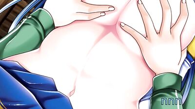 Watch these busty anime babes take turns getting their tight asses drilled and feet toyed in this hot succubus cartoon porn