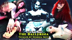 Ballerina Tickled by Domina Skye - This adorable little dancer wanted to Rebel against her uptight upbringing, and is mercilessly tickled by Domina Skye! 1080P