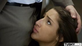 Big Butted Teen Abella Danger's Ass&#x1F351; Gets Hammered to Pay BF's Dues, Dude!