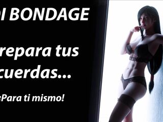 JOI AutoBondage. Correa, nudos y ataduras en tu cuerpo.