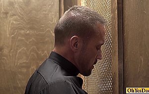 Twink ass rimmed by old priest and bareback fucked hard