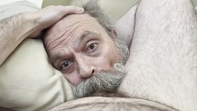 straight down his gullet - moustache grandpa cocksucker tyler preston swallows huge load