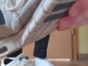 Meine Füße und Socken nach dem Laufen