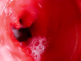 CAMERA INSIDE VAGINA: POWERFULL CUM IN VAGINA! MOST GOOD Inward ASMR in 4K GREATER AMOUNT GOO