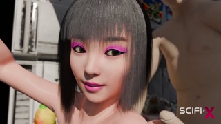 Lonely japanese girl in orbit mode invites him to fuck her to the fullest!