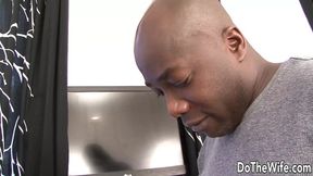 Naughty Wife Victoria Daniels Moans While a BBC Ream Her Holes