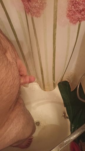 I play with a dick in the shower