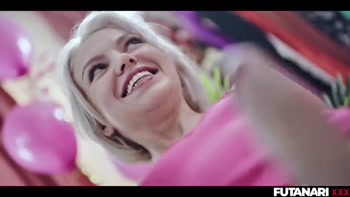 Birthday Girl Wishes To Grow Futa Cock And Fucks Her Best Friend - SHEMALE Cum On Pussy TRAILER