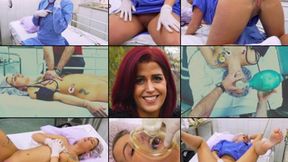 Deborah Nurses Post-Shift Erotic Fantasy Self-CPR, Stething (in HD 1920X1080)