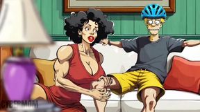 Busty married COUGAR loves a big black cock