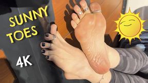 Feet in the Sunlight in 4K
