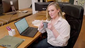 pegging the office sissy - clara dee pov