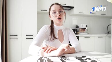 Therapy by the psychologist turned thick cock hungry lips splayed on the table